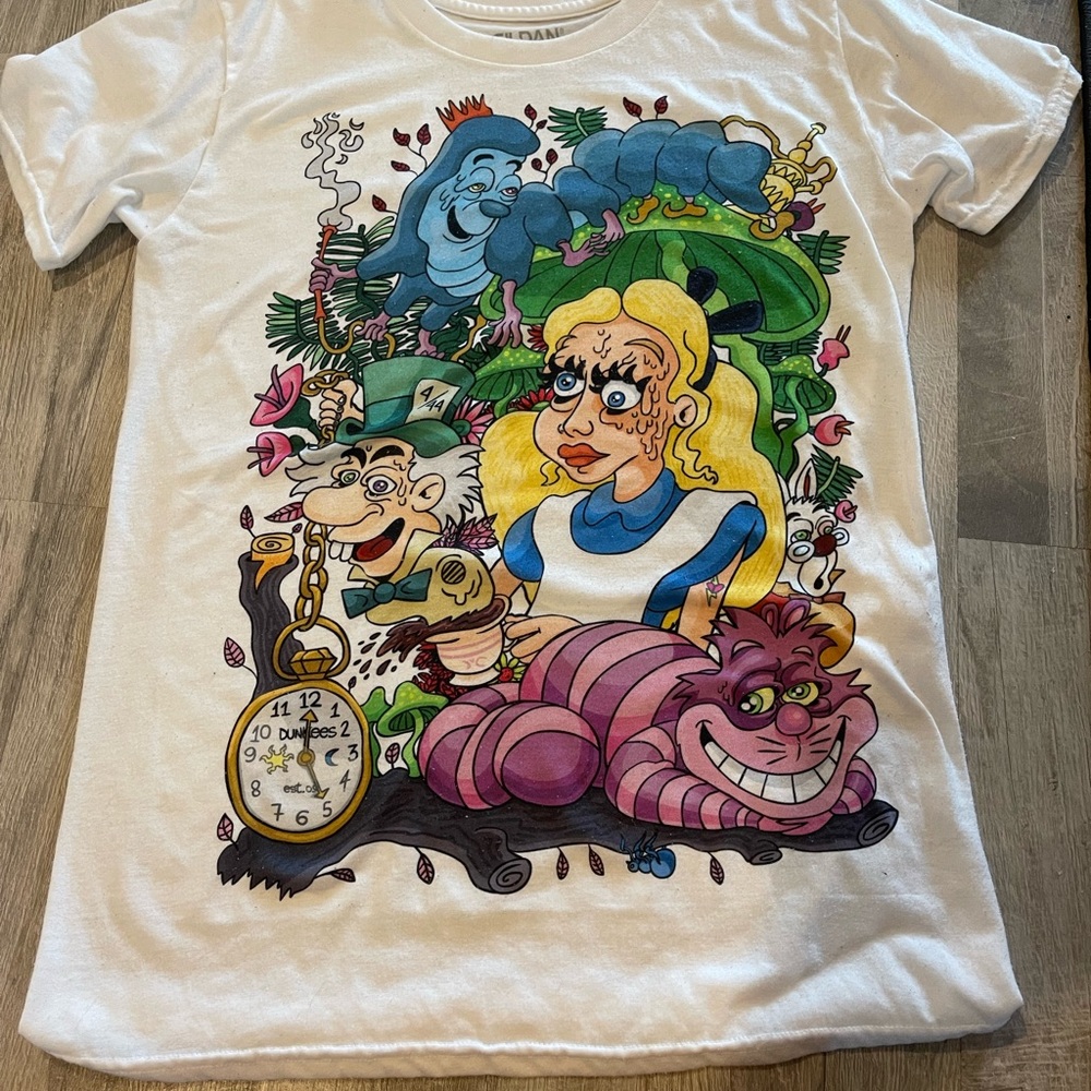 Dunkees Alice and Wonderland Tee